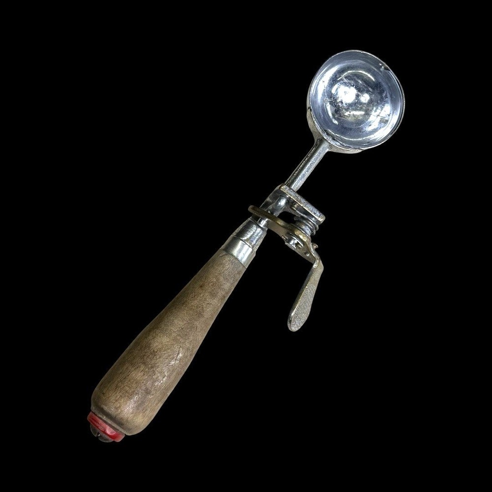 Benedict Indestructo No14 Vintage Ice Cream Scooper Red Ringed Handle Size 24